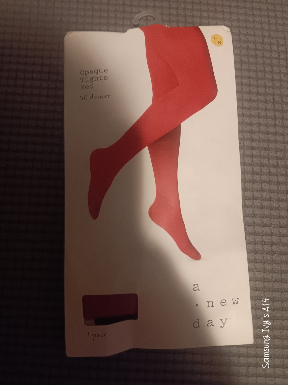 SPANX Red Opaque Tights